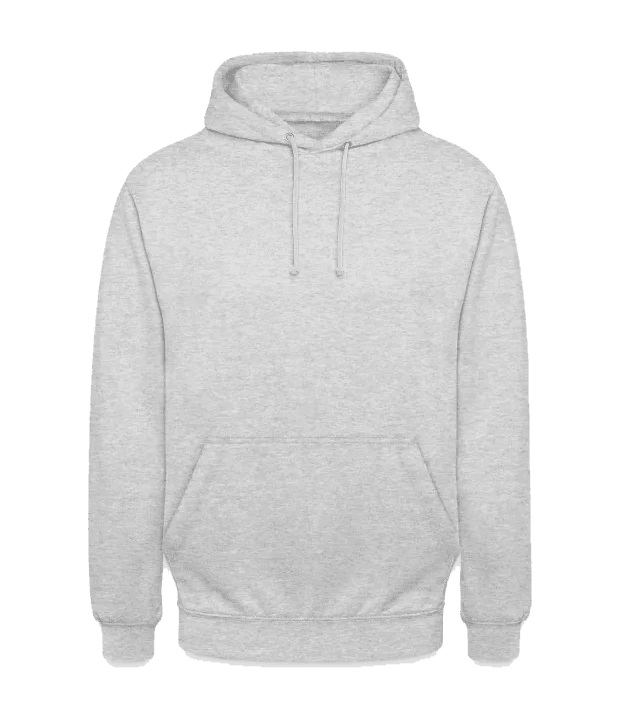 Hoodie aus dem Sortiment, bereit zur Veredelung